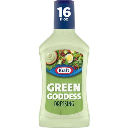 Kraft Green Goddess Dressing, 16 fl oz Bottle
