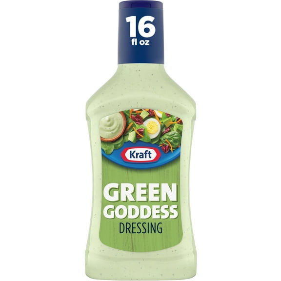 Kraft Green Goddess Dressing, 16 fl oz Bottle