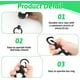 thumbnail image 3 of Retractable Keys Chain With Upgraded Carabiner Badge - Black & White Utility, 3 of 5