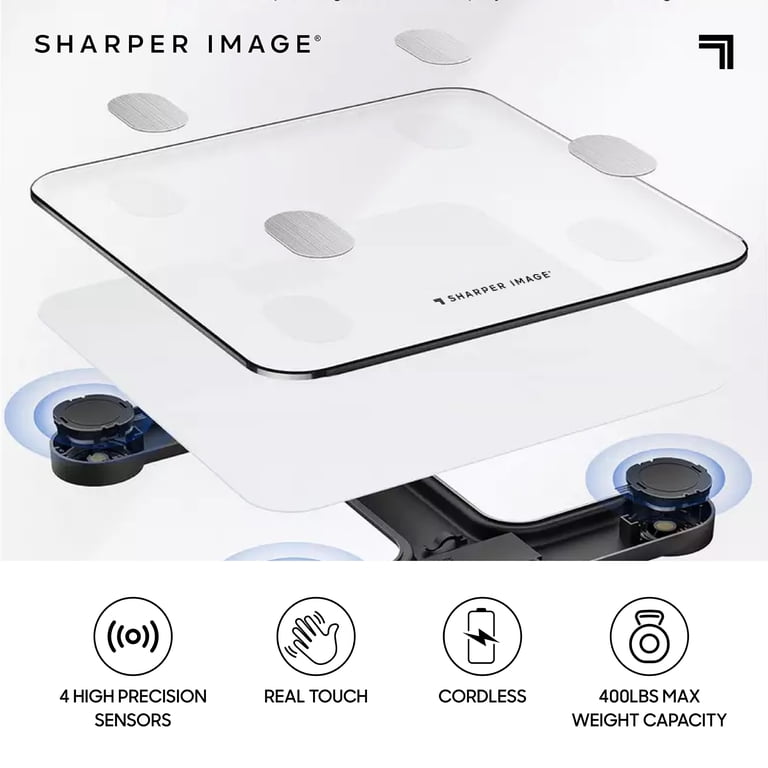 Sharper Image Smart Scale, Bluetooth, 400 lb Capacity photo 6