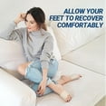 thumbnail image 5 of 2 Pairs Metatarsal Pads with Gel Pad for Women and Men, Foot Pads for Ball Pain Relief, Morton's Neuroma, Metatarsalgia Support(Beige,Medium), 5 of 5