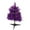 Purple, variant on Uutvmp Mini Christmas Tree, Artificial Table Top Christmas Colorful Tree, Small Xmas Tree with Plastic Stand for Holiday Christmas Party Supplies, Home Indoor Decoration
