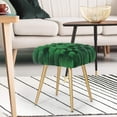 thumbnail image 3 of Homebeez Vanity Stool Upholstered Footrest Stool Modern Dressing Stool Side Table Footstool,Green, 3 of 6