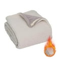 thumbnail image 4 of Riforla 1Pc USB Heated Shawl Blanket Wearable Heated Blanket Wrap Throw Blankets Heating Throw Warm and Cozy Portable 3 Heating for Home Outdoor Blanket White, 4 of 9