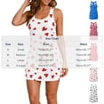 thumbnail image 4 of Jamicy Nightgowns for Women Sleeveless Sleep Shirt Wide Strap Sleep Dress Soft Night Gown Sleepwear, 4 of 10