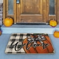 thumbnail image 5 of Qwtwty Home Decor Pumpkin Maple Crystal Velvet Floor Mat Home Entrance Door Mat Thickened Foyer Floor Mat, 5 of 7