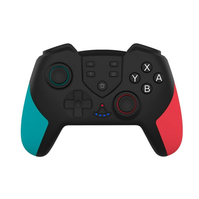 Manette de Jeu Sans Fil BT avec Double Moteur Fonction Vibration Fonction Gyroscope Compatible avec Switch/Switch Lite Hôte
