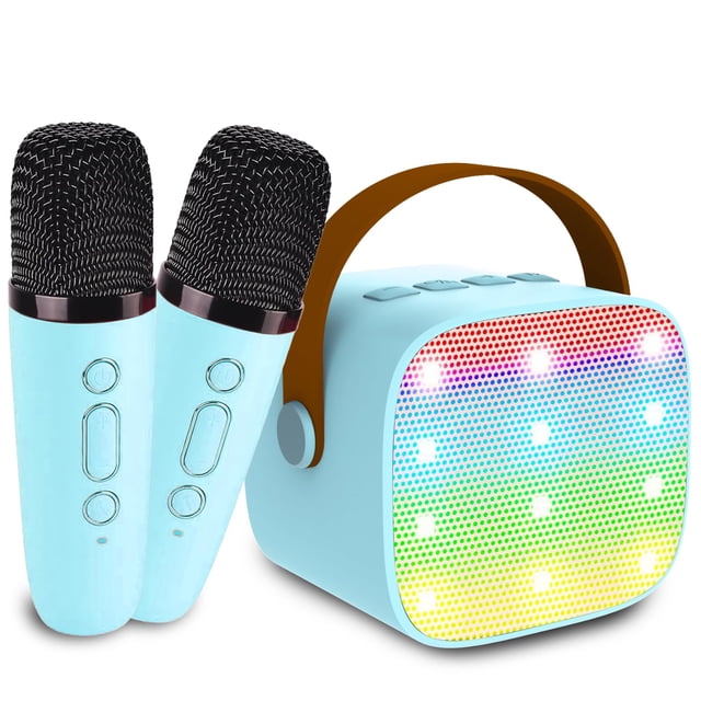 Micrófonos portátiles Bluetooth 2 para Karaoke Machine Darkant Kids