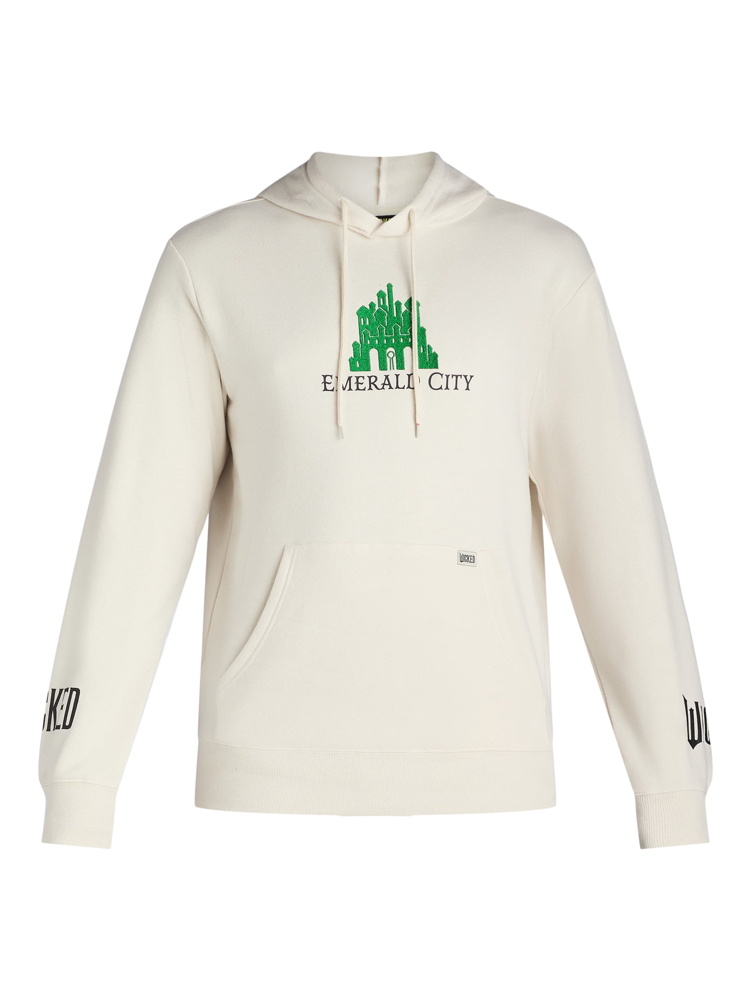 Wicked Men's and Big Men’s Embroidered Emerald City Graphic Hoodie, Sizes S-3XL