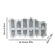 thumbnail image 2 of Molde de vela para casa de estilo nórdico, Mini casas de 12 agujeros, molde de cemento y yeso, arquitectura de yeso DIY para decoración del hogar, regalos, 2 of 8