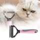 thumbnail image 5 of Peine de rastrillo para capa inferior de mascotas, cepillo de aseo para mascotas, cepillo inoxidable para quitar el pelo de gatos, cepillo para quitar el pelo de mascotas, multifuncional Jadeshay A, 5 of 8