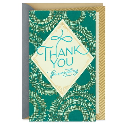 Hallmark Thank You Card (Appreciate Your Thoughtfulness)
