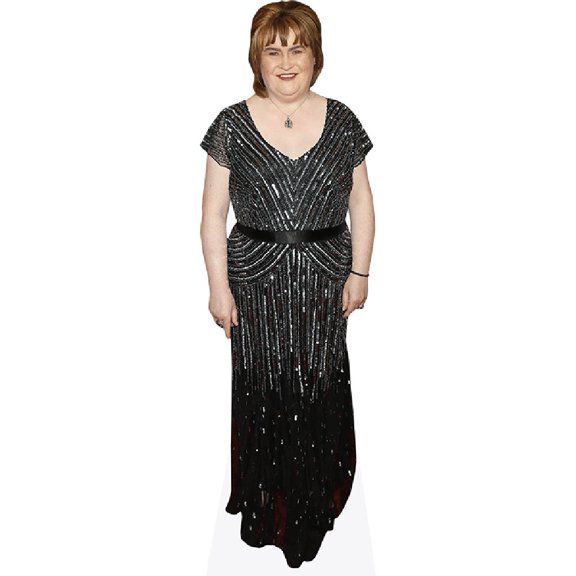 Susan Boyle (Black Dress) Lifesize Cardboard Cutout Standee