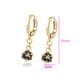 thumbnail image 2 of Aretes Swarovski Onix Bola De Fuego Colgante Oro 14k Lam dorado Unitalla, 2 of 7