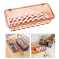 thumbnail image 4 of Caja de brochas de maquillaje Zulema Estuche de acrílico a prueba de polvo marrón, 4 of 8
