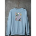 thumbnail image 3 of Cool Cats Collection Sweatshirt Men -June Erica Vess Designs, Male Medium, 3 of 4