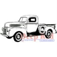 Deep Red Cling Stamp - 4 Wheeler Design, Natural Rubber Stamp For Crafting, 3.25x3 Inch 6 thumbnail image