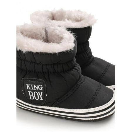 

Topumt Newborn Baby Boys and Girls Waterproof Winter Warm Snow Boots Crib Shoes