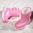 thumbnail image 5 of Gvdentm Cow Girl Boots Warm Snow Boots Kid Outdoor Insulated Winter Boot with Side Zipper Toddler Boots Boys(Pink,4), 5 of 9