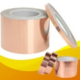 thumbnail image 5 of Copper Foil Tape Radiation Protection Good Conductivity Heat Resistance 20m Self Adhesive Tape for Guitar, 5 of 7