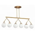 thumbnail image 4 of 50776-PAB-Craftmade Lighting-Orion - Six Light Island - 9.88 inches wide by 15 inches high-Patina Aged Brass Finish, 4 of 8