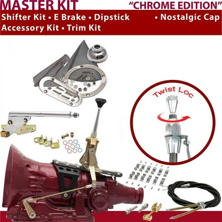 American Shifter FMX Shifter Kit 6 in. E Brake Cable Clamp Trim Kit Dipstick for D3E22