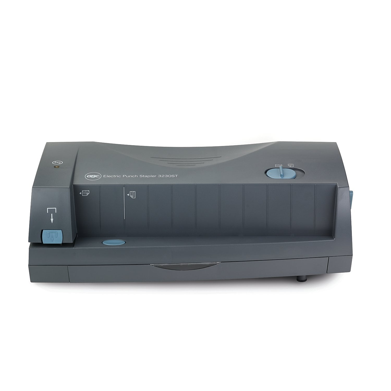 GBC 24-Sheet 3230 Electric Two-to-Three-Hole Adjustable Punch 9/32" Holes Gray 7704270