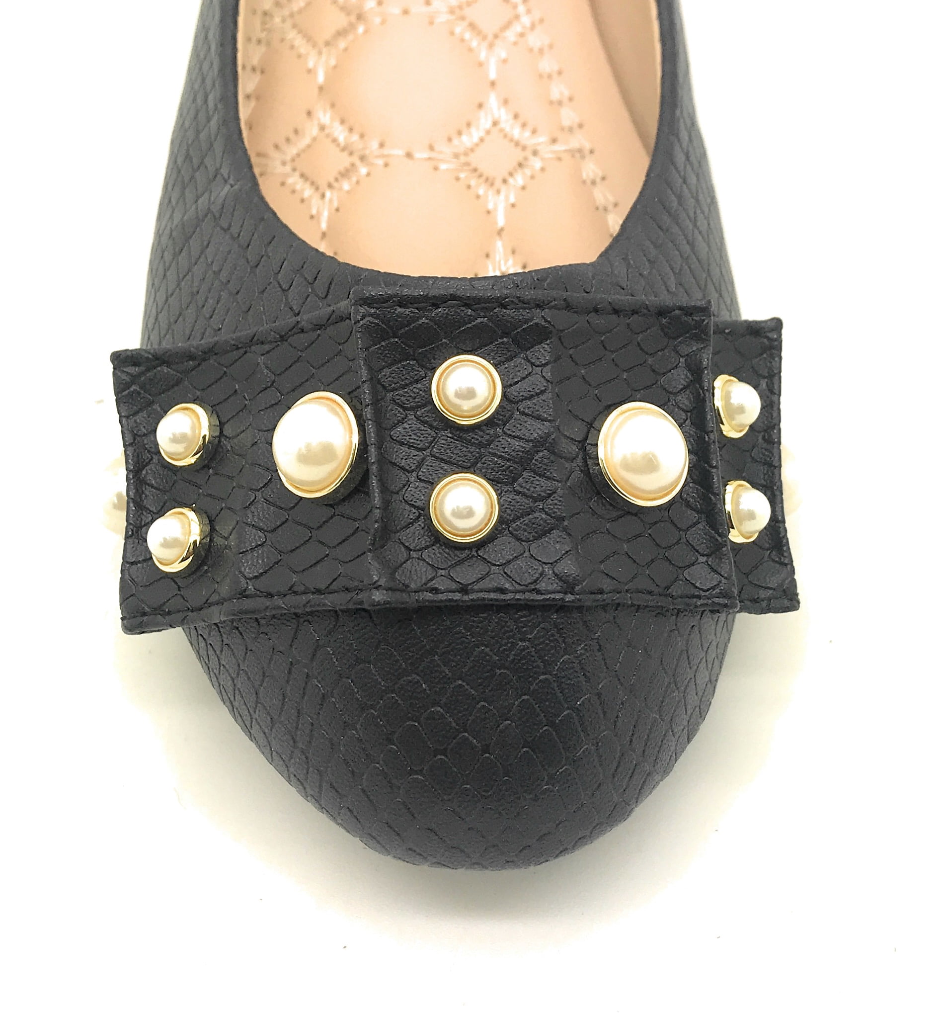 Victoria K Pearl Embellished Ballet Flat (Women's)