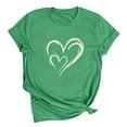 thumbnail image 6 of Zivyakyron Tshirts Shirts for Women Summer Short Sleeve Tops for Women Valentine's Day Going Out Casual Loose Graphics Tops, 6 of 7