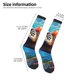 thumbnail image 2 of Balery Colorful Underwater Sea Turtle Calcetines novedosos Calcetines deportivos Calcetines hasta la rodilla Calcetines de algodón Calcetines originales y geniales, 2 of 6