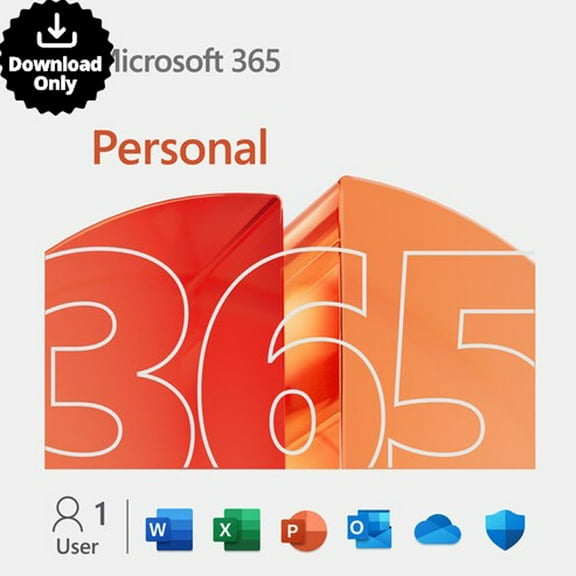 Microsoft 365 Personal (1-User License / 12-Month Subscription / Download)