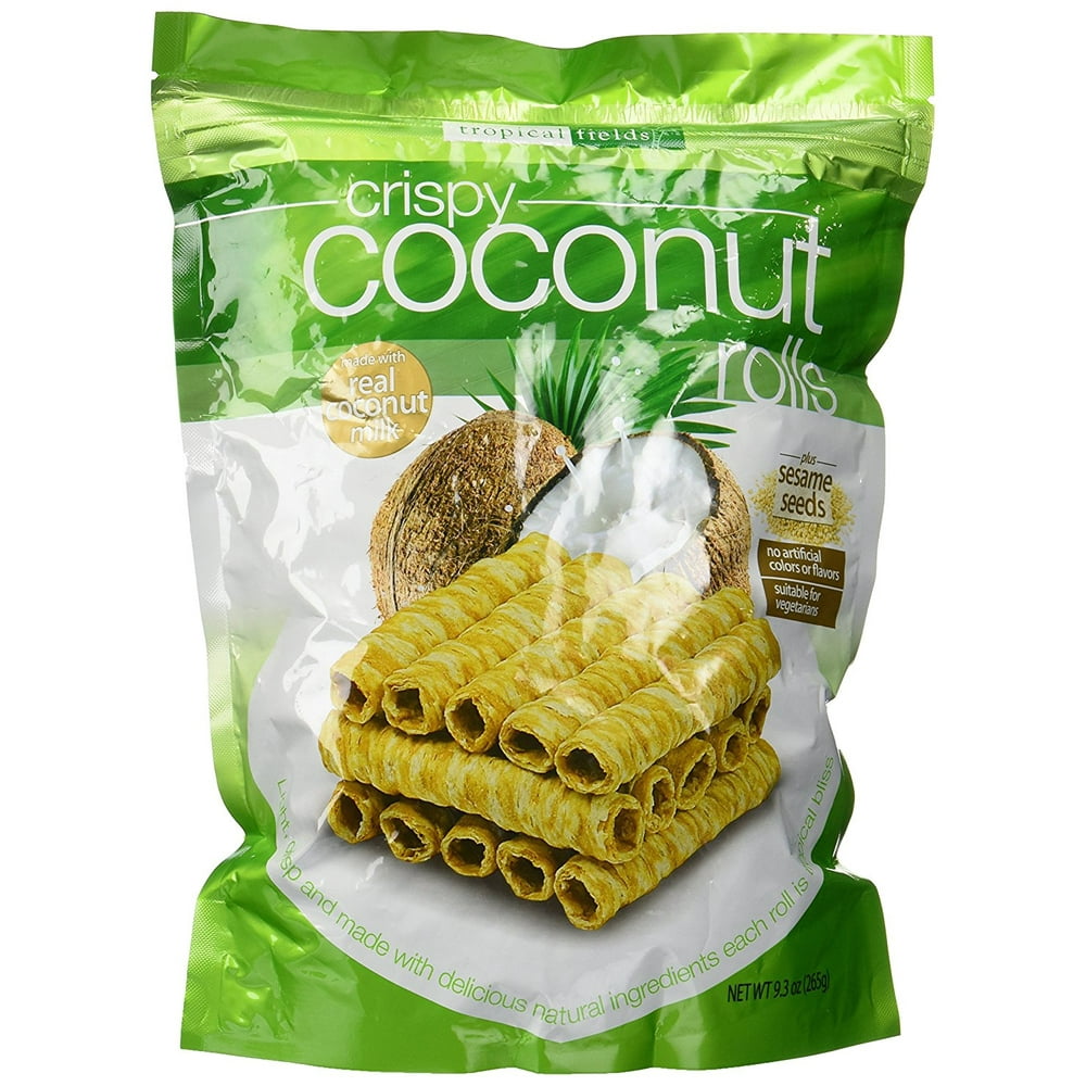 Tropical Fields Crispy Coconut Rolls Value Pack 9.3 oz