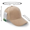 thumbnail image 2 of YooGuoGuo Suede Baseball Cap, Unisex Faux Suede Leather Classic Adjustable Plain Hat Baseball Cap, 2 of 6