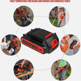 thumbnail image 6 of Upgrade 2 Packs with 20V 3.8Ah Replacement Battery for Black & Decker LBXR20 Replacement Battery BDL1805 LB20 LBX20 LBX4020 Wireless Power Tool Series to Extend Usage Time, 6 of 8