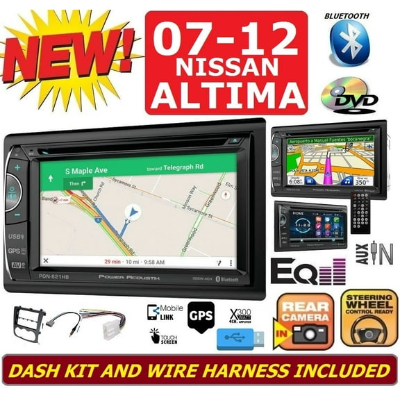 07 08 09 10 11 12 GPS NAVIGATION DVD BLUETOOTH Car Stereo Radio