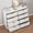 White, variant on Noble House 8-Drawer Dresser, Wooden Storage Cabinet for Bedroom, Living Room, Black