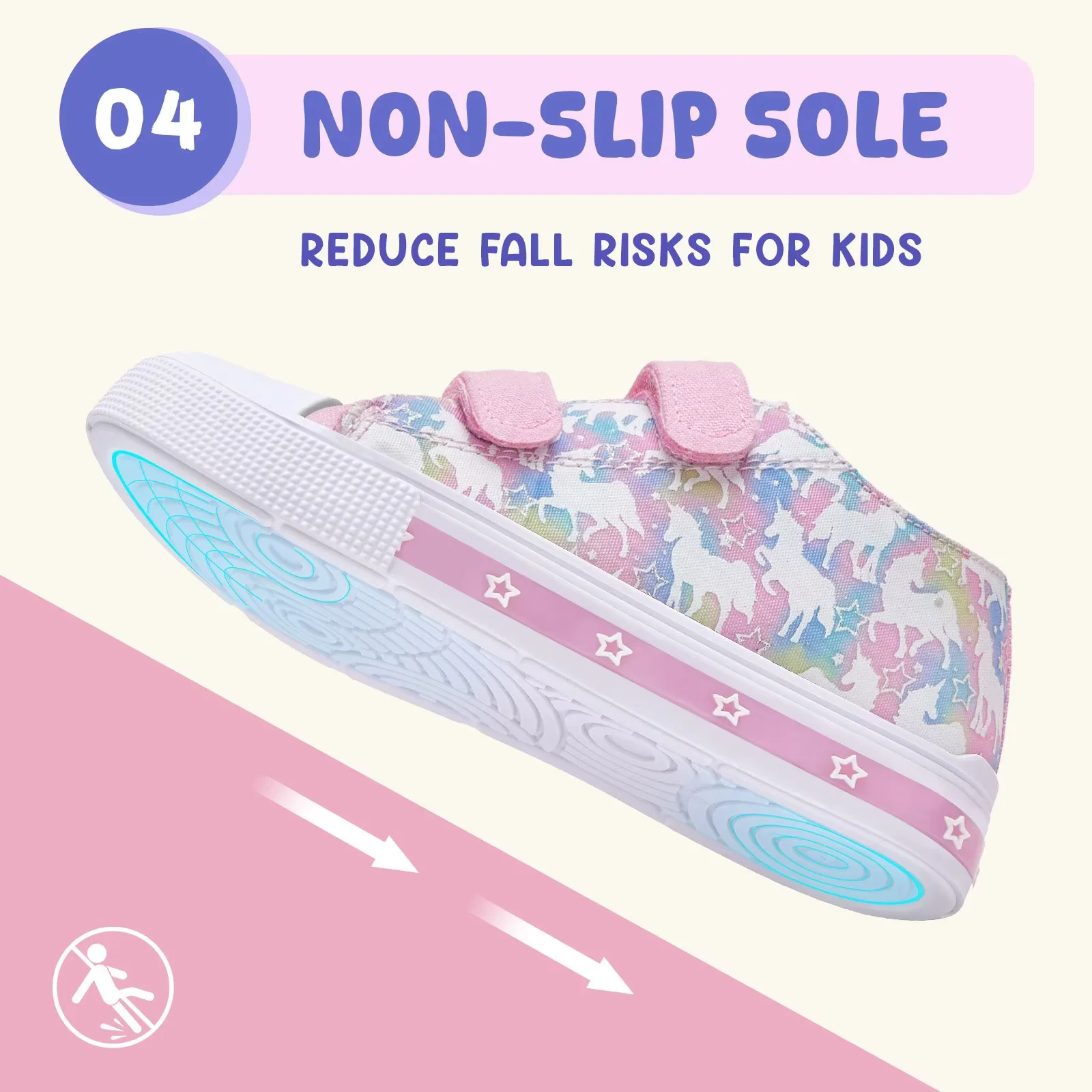 Funcoo Plus Kids Light-Up Canvas Sneakers photo 5