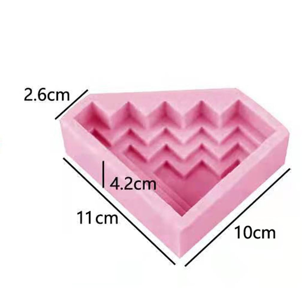 FVDPWYE 3x Candle Mold DIY Epoxy Resin Casting Mould Soap Making