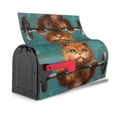 thumbnail image 3 of Naloa Strong Kitten Lifting Weights Mailbox Covers Magnetic Post Box Cover Post Letter Box Cover Garden Decor-21x18 in, 3 of 8