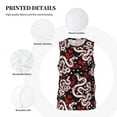 thumbnail image 3 of Sikiie Snake And Rose Basketball Jersey Reversible Men's Mesh Athletic Sports Shirts Training Practice S-4XLMedium, 3 of 6