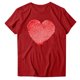 thumbnail image 2 of RKSTN Valentine's Day Gift Women's Cotton T Shirts Oversized Crewneck Valentine Printed Short Sleeve Shirt Pullover Top Womens Casual Graphic Print Round Neck Plus Size Loose Comfy Summer Tee Shirt, 2 of 8