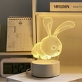 thumbnail image 5 of Ailao 3D LED Night Light Intelligent Furniture Lights Indoor Display Lamp Gift for Wife Love Girlfriend Anniversary Children's Holiday Birthday Gift, Moon Bear, 5 of 9