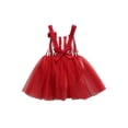 thumbnail image 4 of ITFABS Noël Bande Santa Claus Impression U-Forme de Cou Tulle Romper, 4 of 9