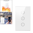 thumbnail image 3 of Interruptor atenuador WiFi , sistema de hogar inteligent regubl panel táctil impermeabl interruptor atenuador de control remoto de bnco, 3 of 8
