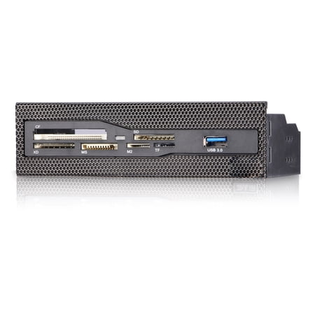 Fast Speed USB3.0 Card Reader Integrated Front Panel for Cases Small Memory Card Wide Compatibility