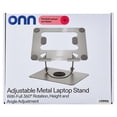 thumbnail image 6 of onn Adjustable Metal Laptop Stand, 6 of 6