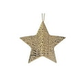 thumbnail image 1 of Christmas Hammered Metal Ornament Star - Set of 12, 1 of 3