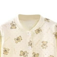 thumbnail image 4 of 100% Cotton Unisex Kids Kids 2-Piece Casual Set, Multicolor Cute Bear, Soft Breathable Daily Wear, 6 Months-4 Years,Size 1-2T, 4 of 5