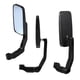 thumbnail image 4 of Ytze Espejo retrovisor, retrovisor para motocicleta, par universal, retrovisor para motocicleta, retrovisor plano, 8 mm 10 mm (fibra de carbono) para retrovisores para moto for retrovisores grande mot Amonsee No, 4 of 5