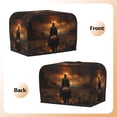 thumbnail image 3 of Fotbe Western Rainy Desert Cowboy for Two Slice Toaster Cover, Fingerprint Protector, Super Soft Appliance Cover And Dust Cover,Bread Dust Cover & Fingerprint Protection, 3 of 7